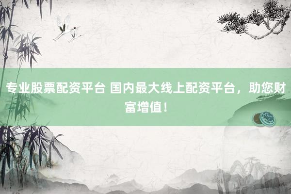 专业股票配资平台 国内最大线上配资平台，助您财富增值！