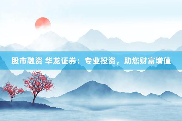 股市融资 华龙证券：专业投资，助您财富增值
