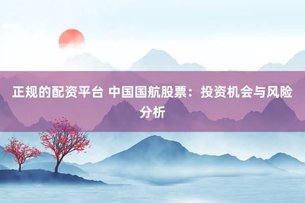 正规的配资平台 中国国航股票：投资机会与风险分析