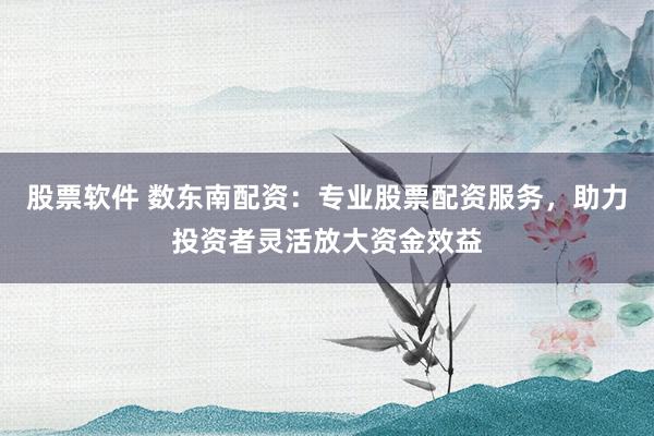 股票软件 数东南配资：专业股票配资服务，助力投资者灵活放大资金效益