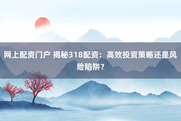 网上配资门户 揭秘318配资：高效投资策略还是风险陷阱？