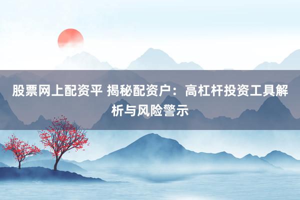 股票网上配资平 揭秘配资户:高杠杆投资工具解析与风险警示